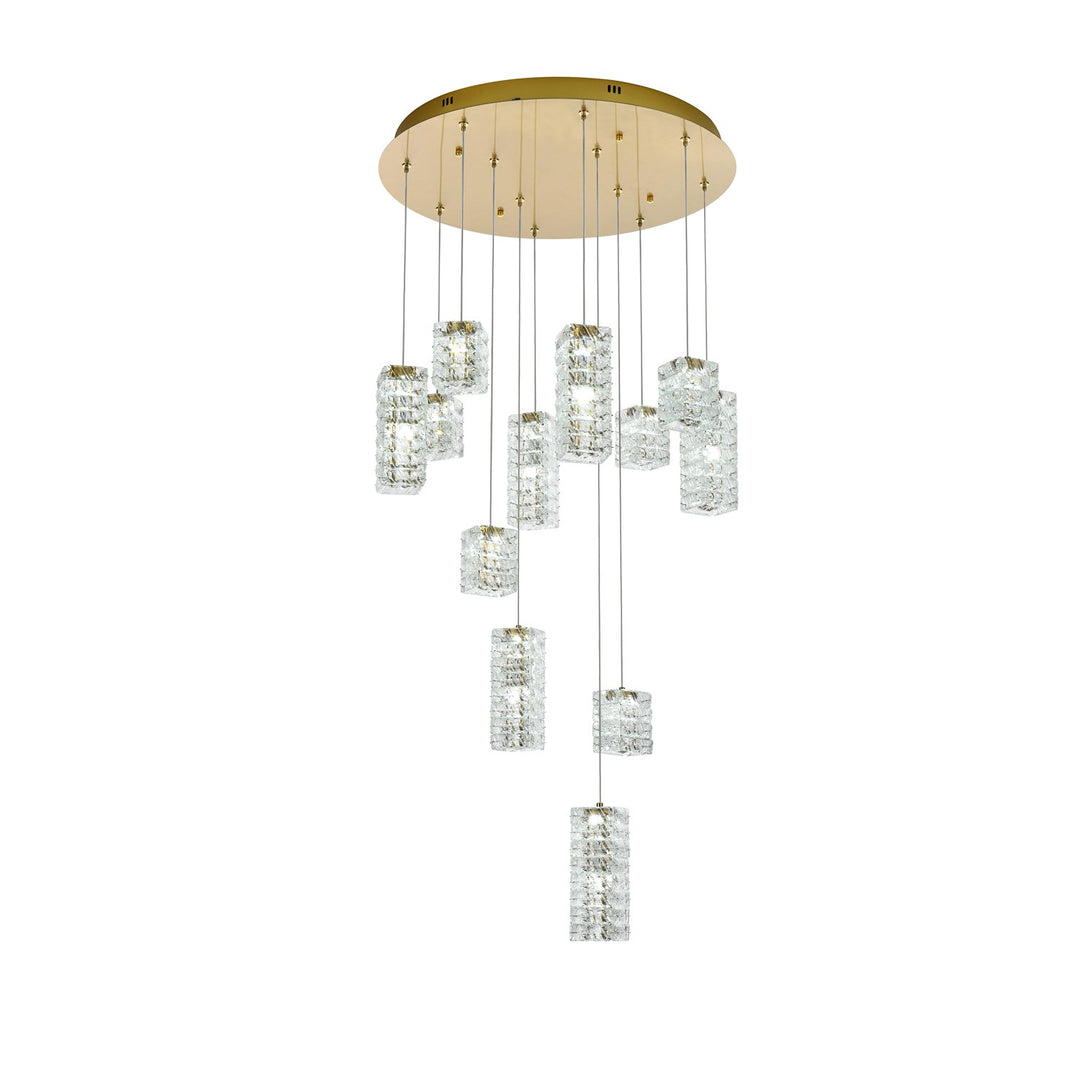 28 Inch Led Pendant In Satin Gold