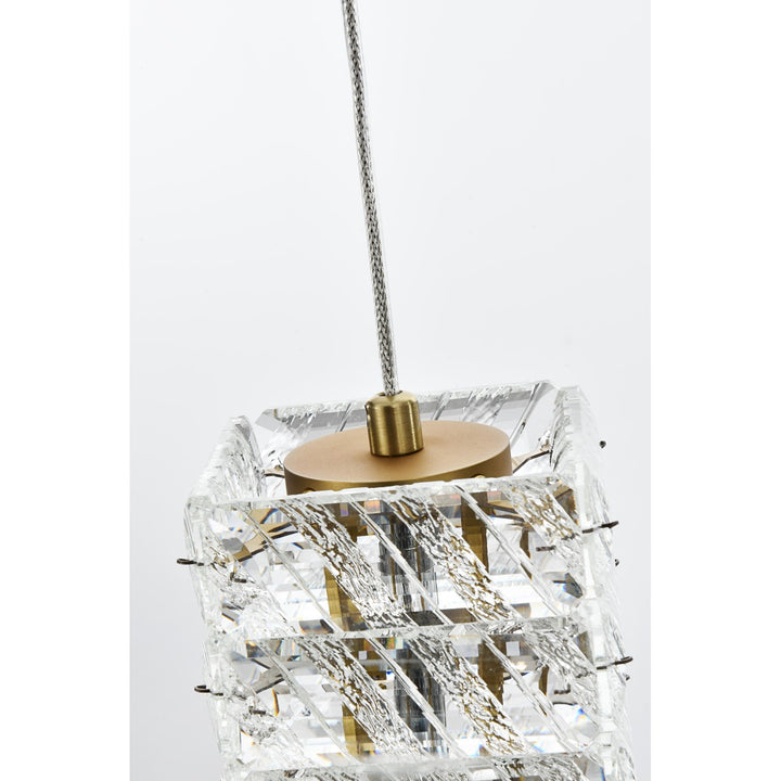 28 Inch Led Pendant In Satin Gold
