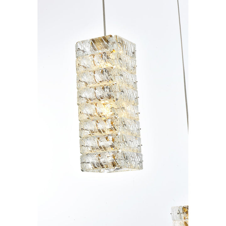 16 Inch Led Pendant In Satin Gold