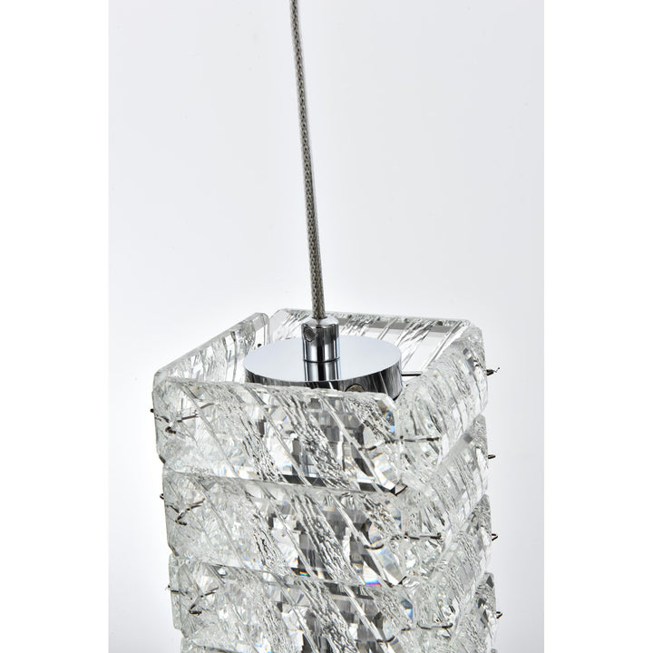 20 Inch Led Pendant In Chrome