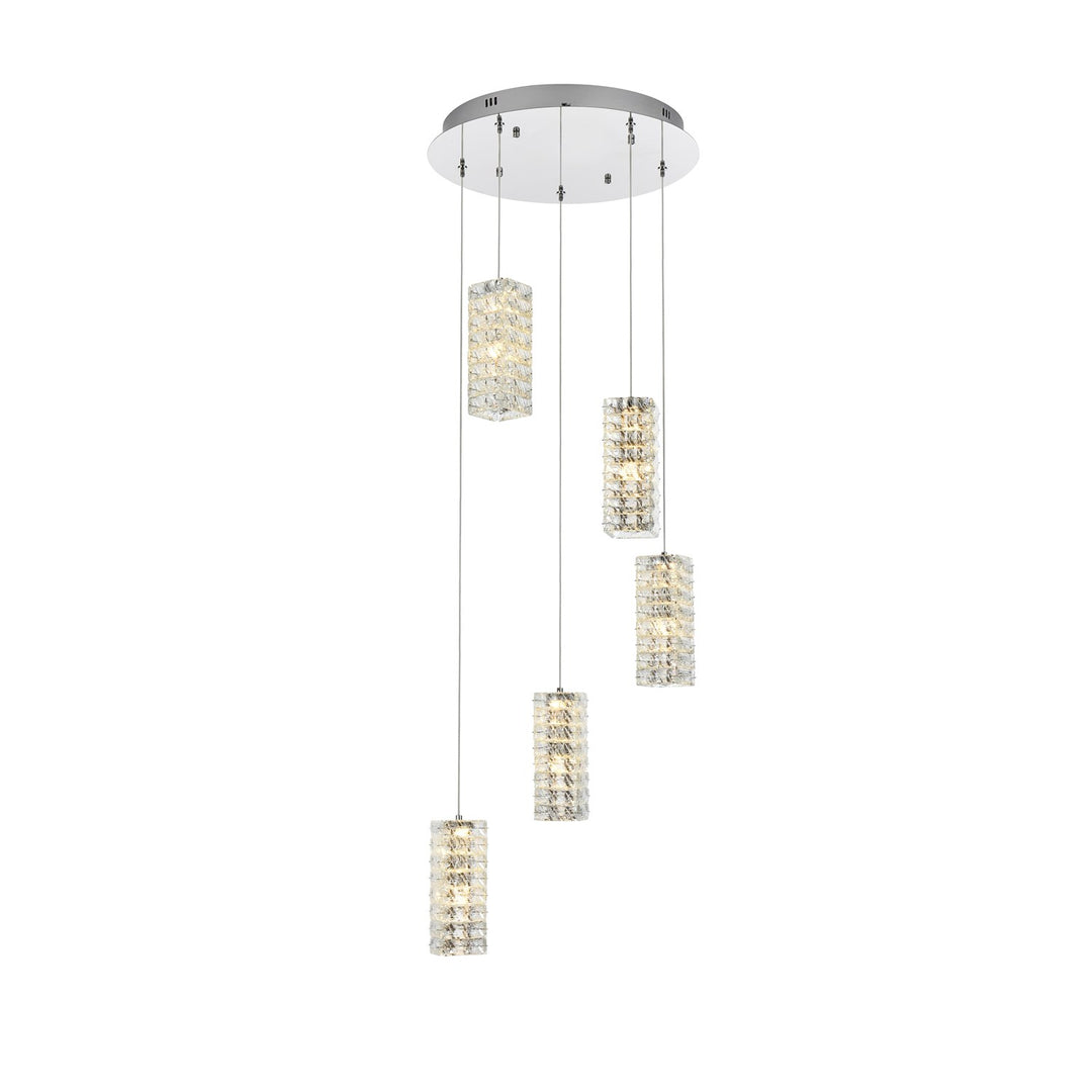 20 Inch Led Pendant In Chrome
