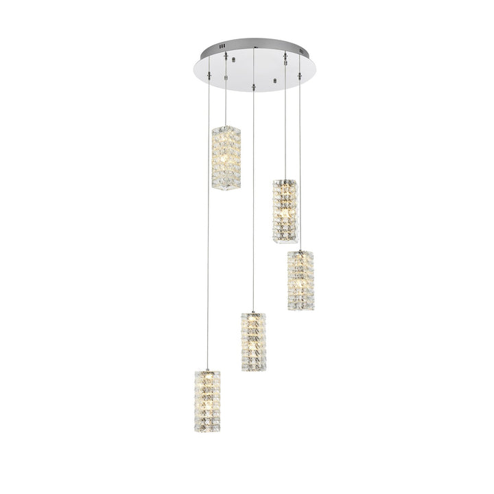20 Inch Led Pendant In Chrome