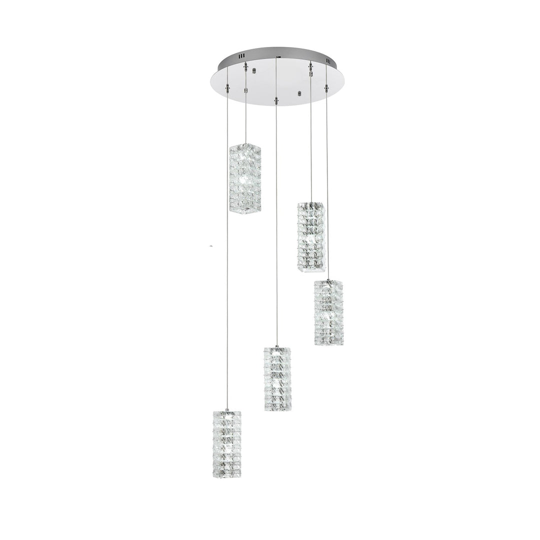 20 Inch Led Pendant In Chrome