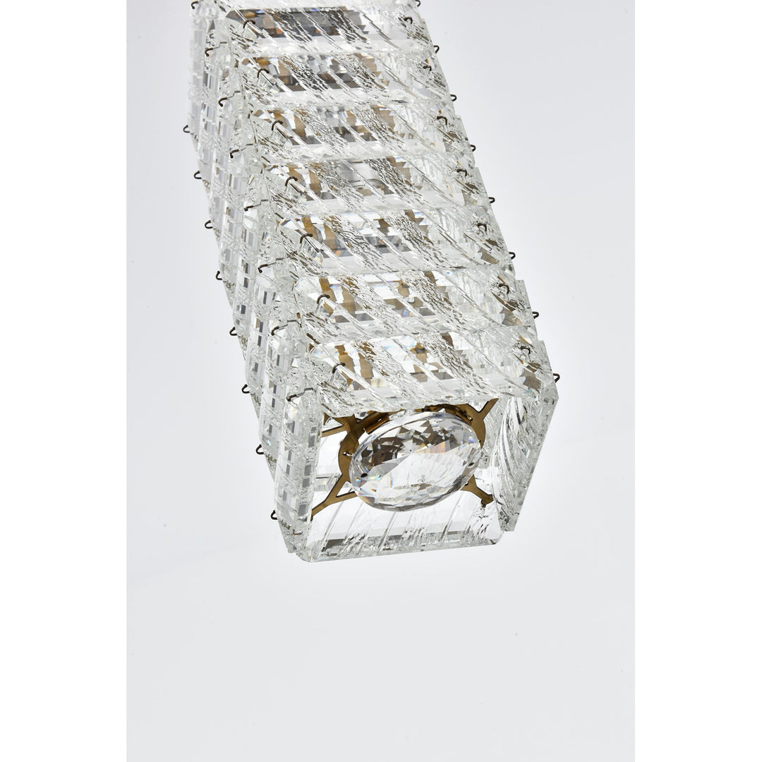 20 Inch Led Pendant In Satin Gold