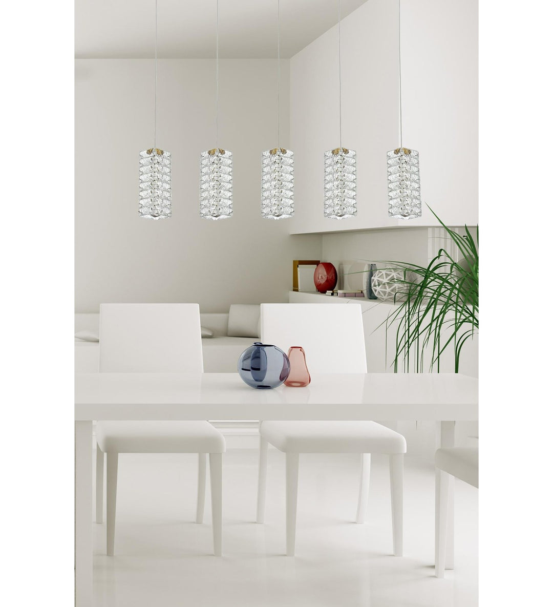 40 Inch Led Pendant In Satin Gold