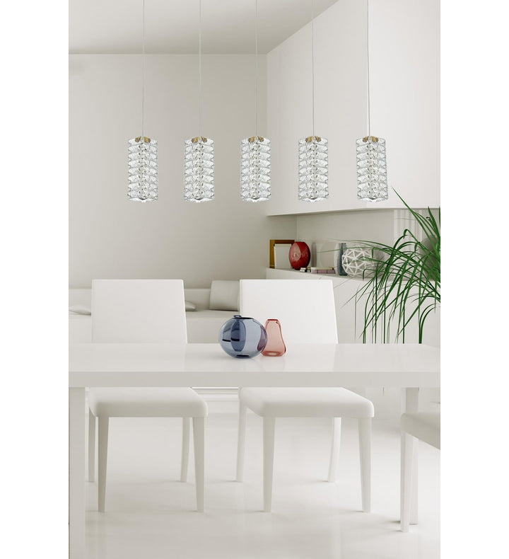 40 Inch Led Pendant In Satin Gold