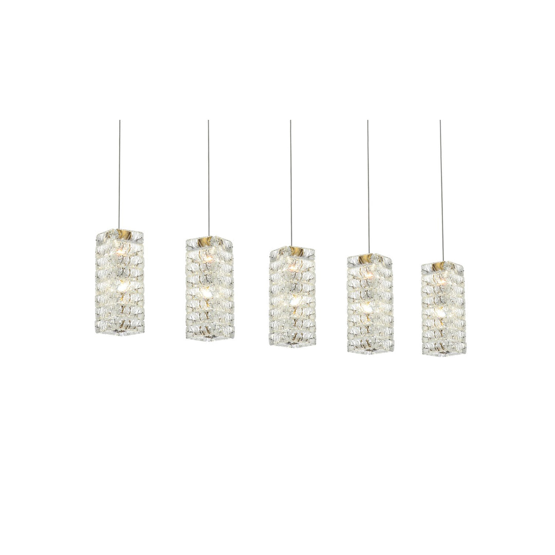 40 Inch Led Pendant In Satin Gold