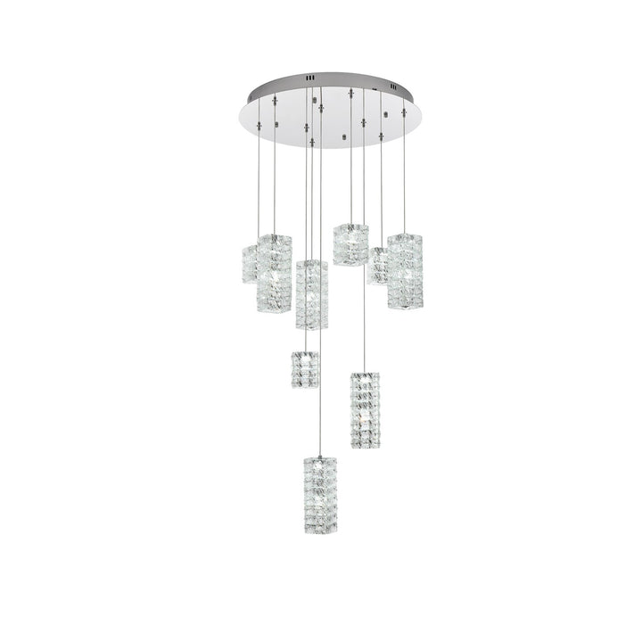 24 Inch Led Pendant In Chrome