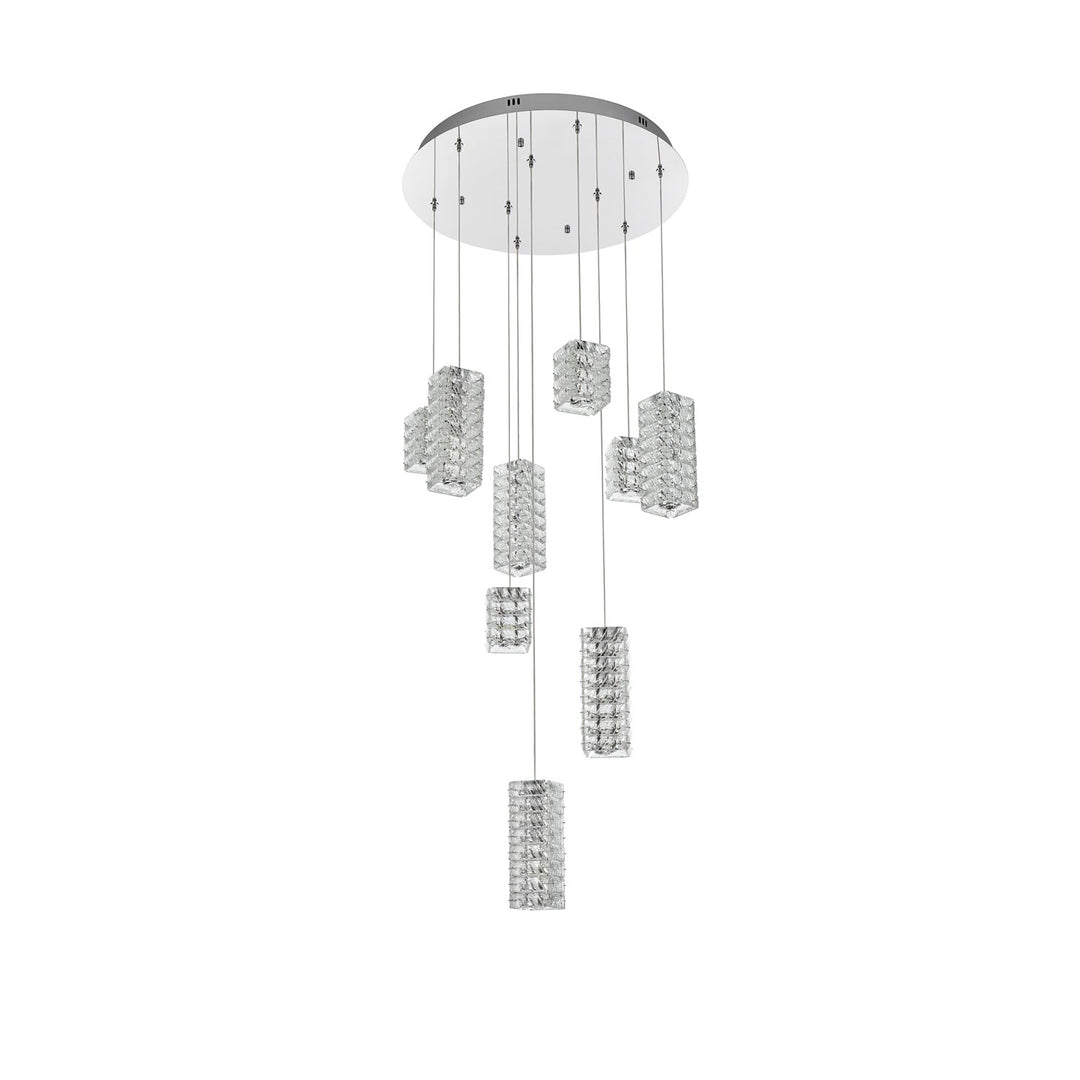 24 Inch Led Pendant In Chrome