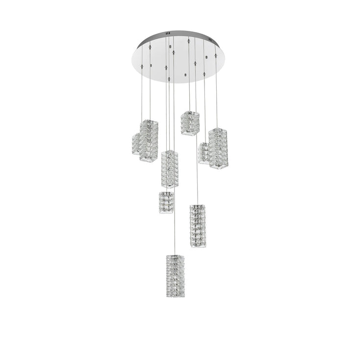 24 Inch Led Pendant In Chrome