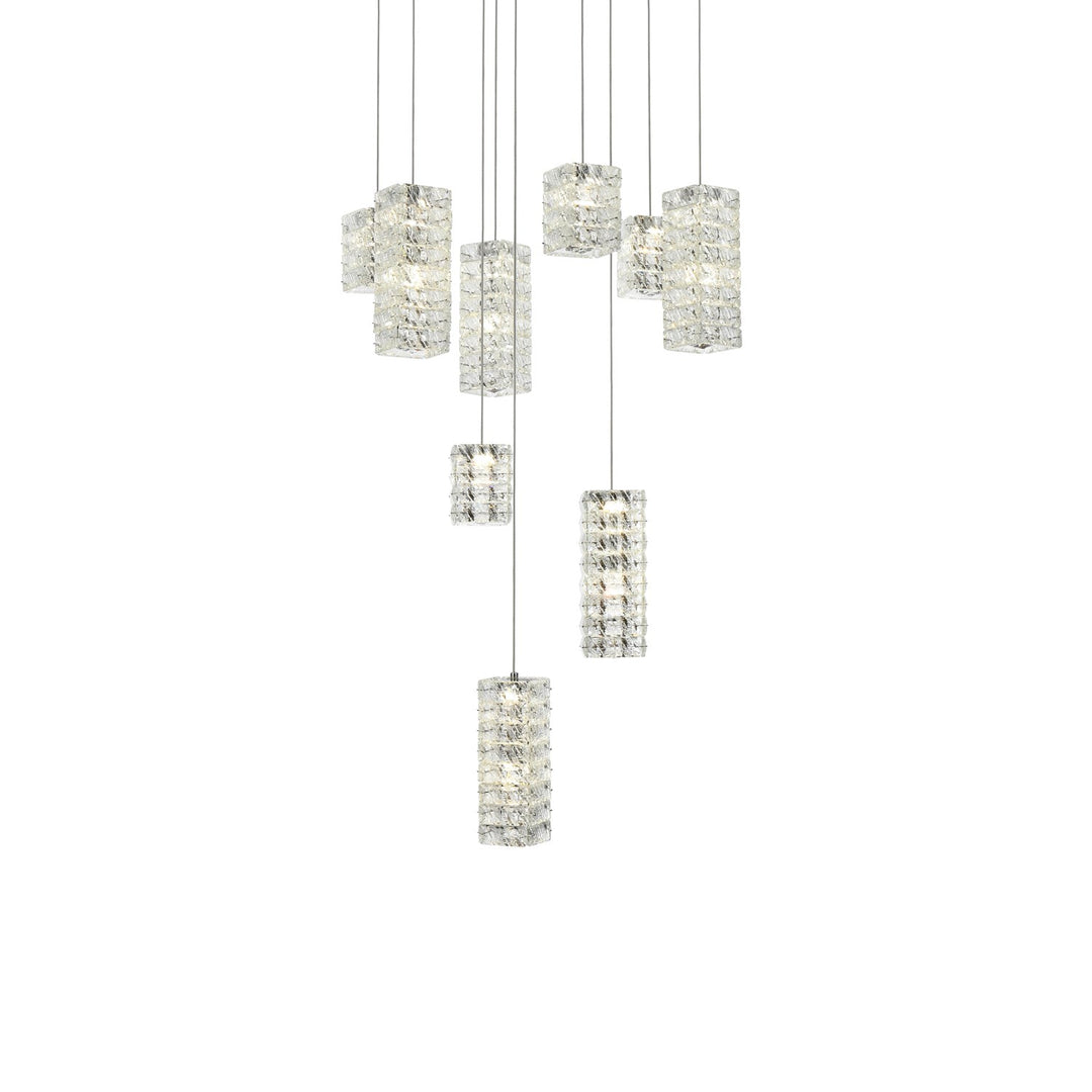 24 Inch Led Pendant In Chrome