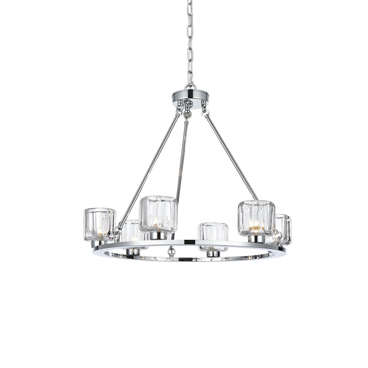 26 Inch Chandelier In Chrome