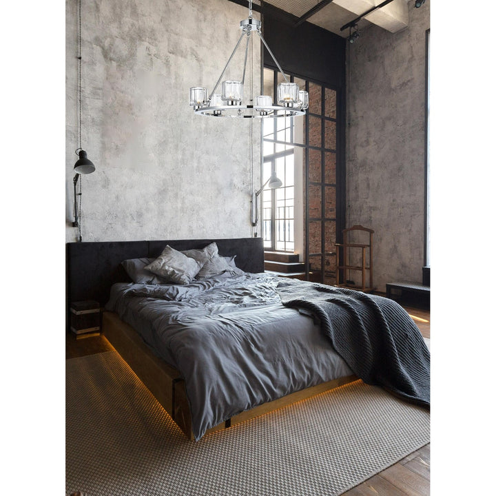 26 Inch Chandelier In Chrome