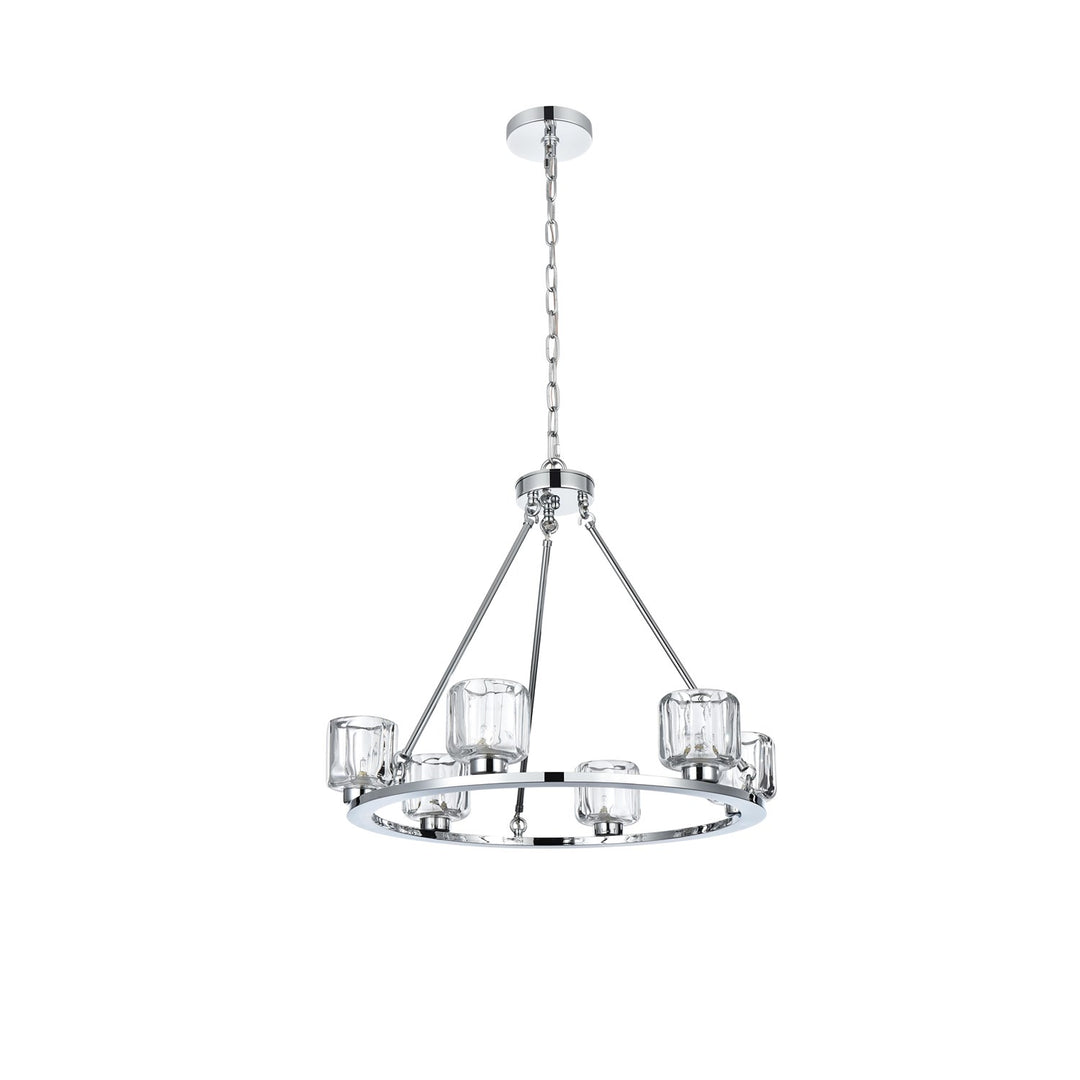 26 Inch Chandelier In Chrome