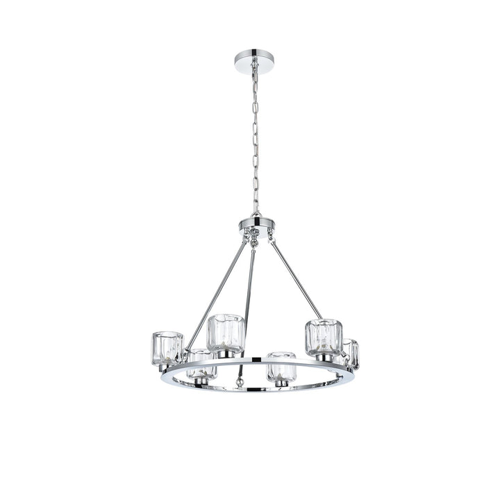 26 Inch Chandelier In Chrome