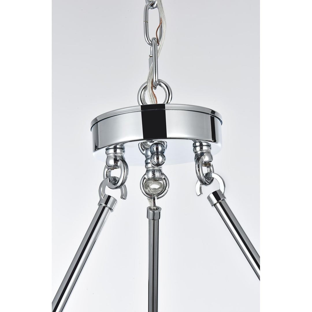 36 Inch Chandelier In Chrome