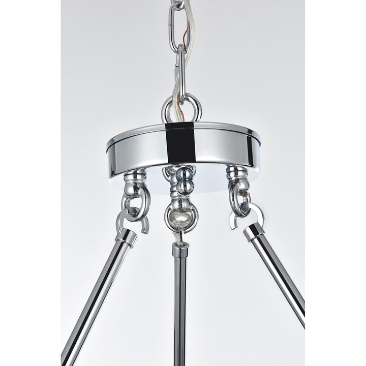 36 Inch Chandelier In Chrome
