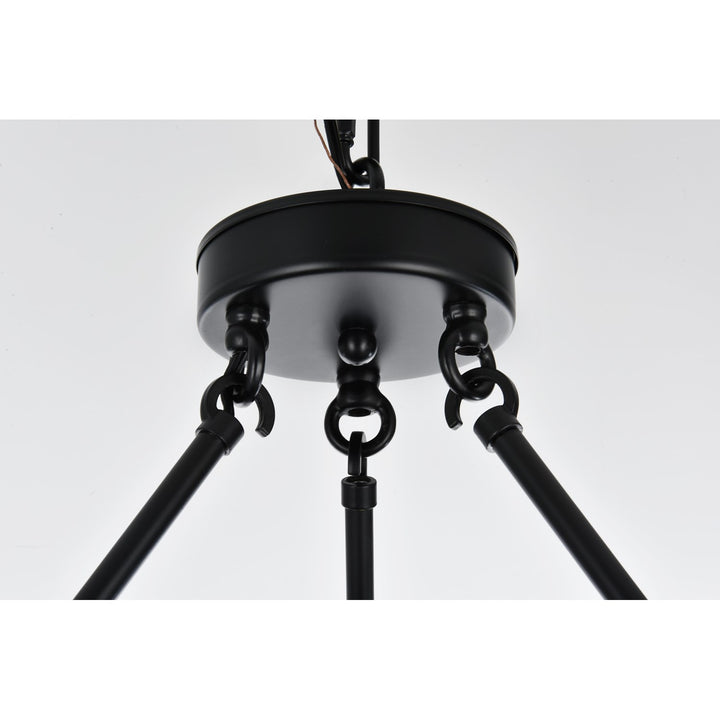 48 Inch Chandelier In Black