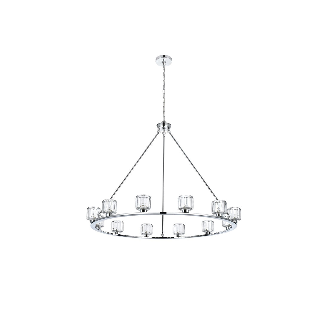 48 Inch Chandelier In Chrome