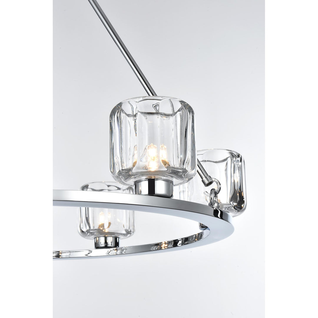 48 Inch Chandelier In Chrome