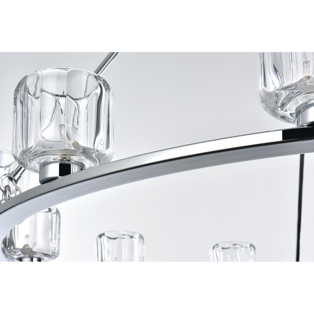 48 Inch Chandelier In Chrome