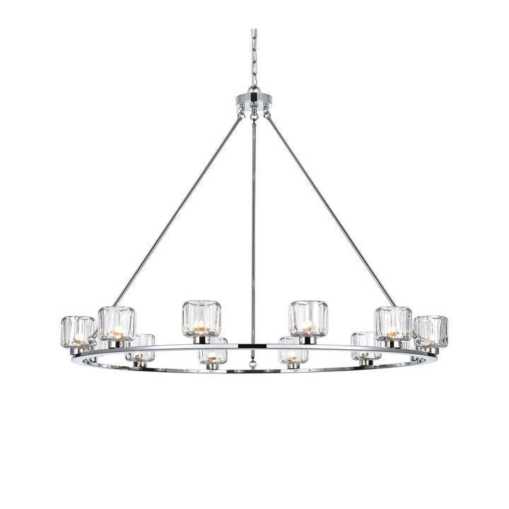 48 Inch Chandelier In Chrome