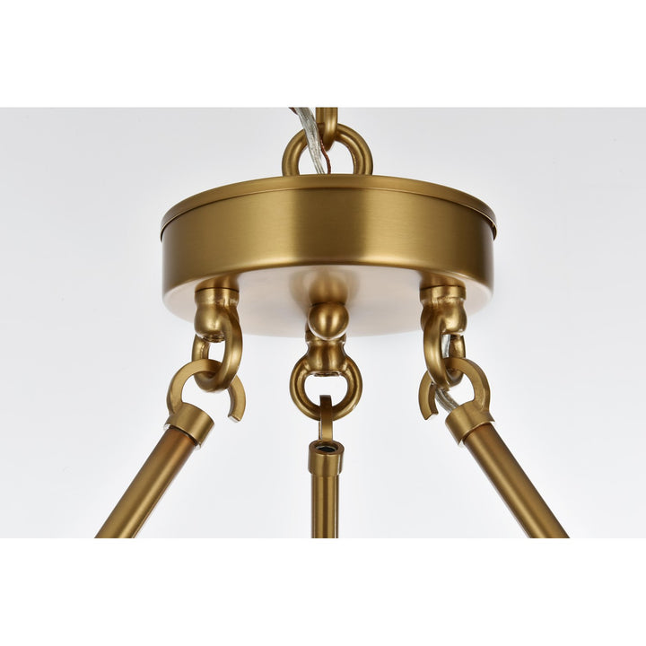 48 Inch Chandelier In Satin Gold