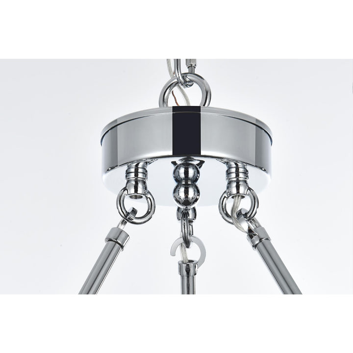 48 Inch Two-Tier Chandelier In Chrome