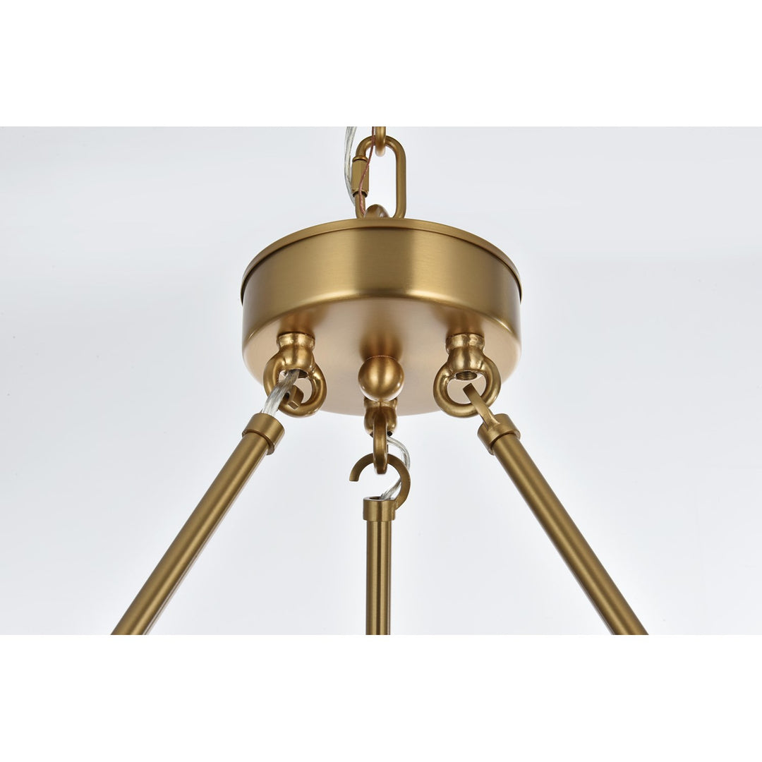 48 Inch Two-Tier Chandelier In Satin Gold