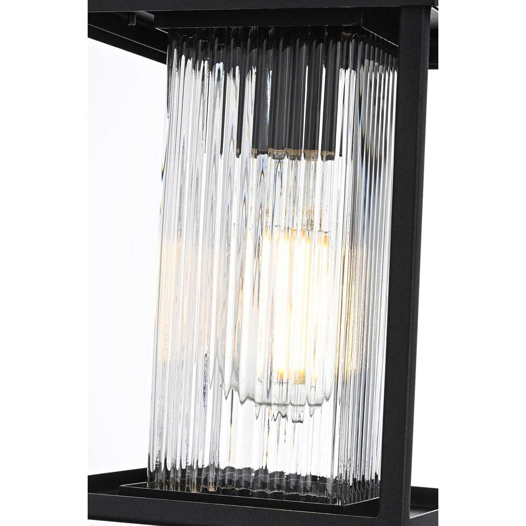 7 Inch Outdoor Pendant In Black 7 Inch Outdoor Pendant In Black