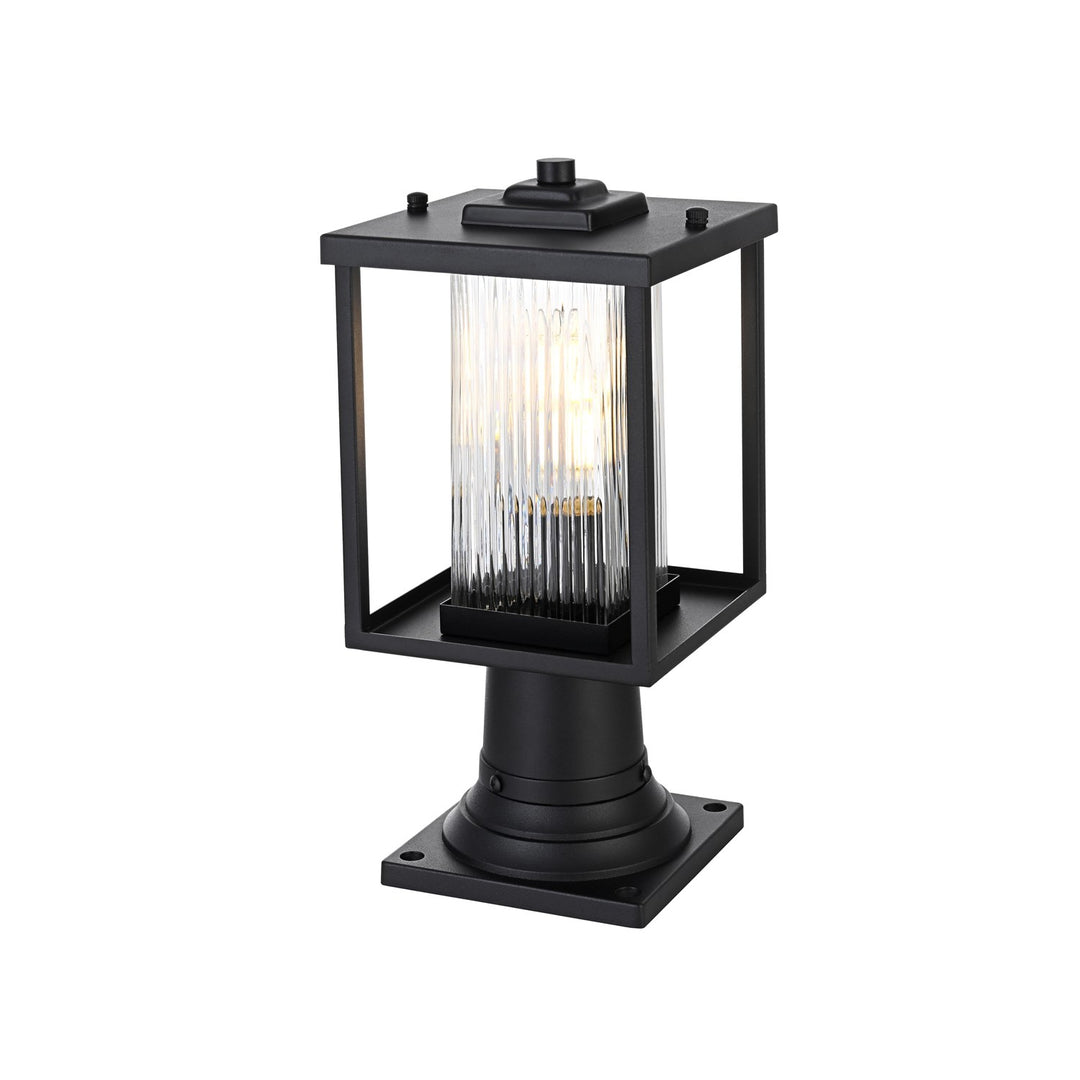 7 Inch Outdoor Post Light In Black