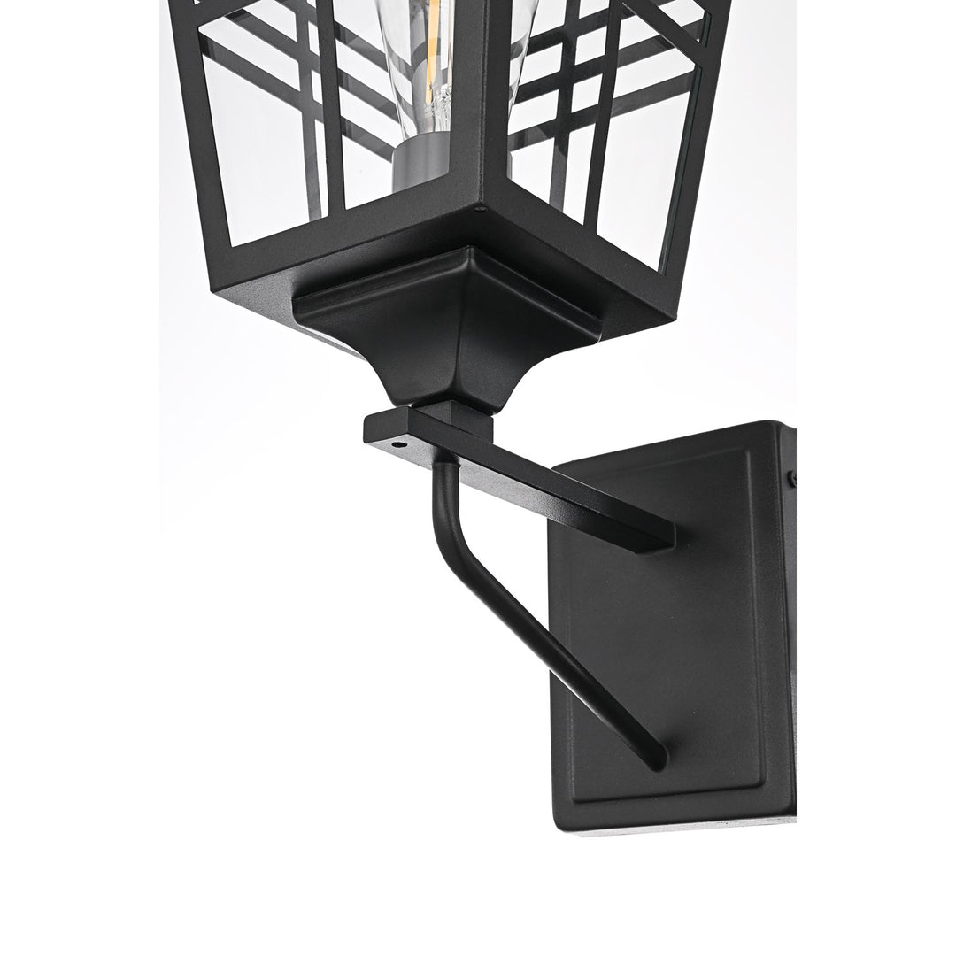 8.5 Inch Outdoor Wall Sconce In Black