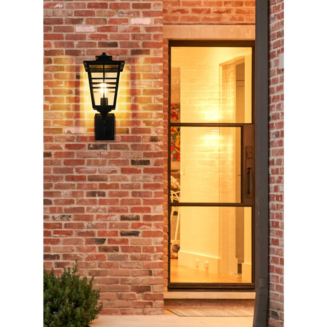 8.5 Inch Outdoor Wall Sconce In Black