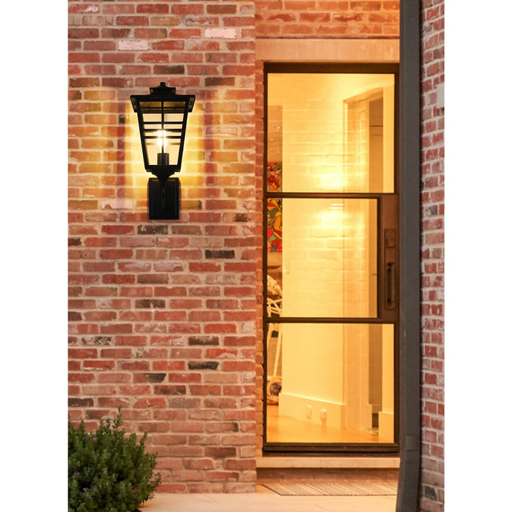 8.5 Inch Outdoor Wall Sconce In Black