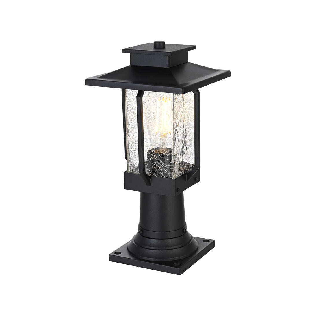 7 Inch Outdoor Post Light In Black