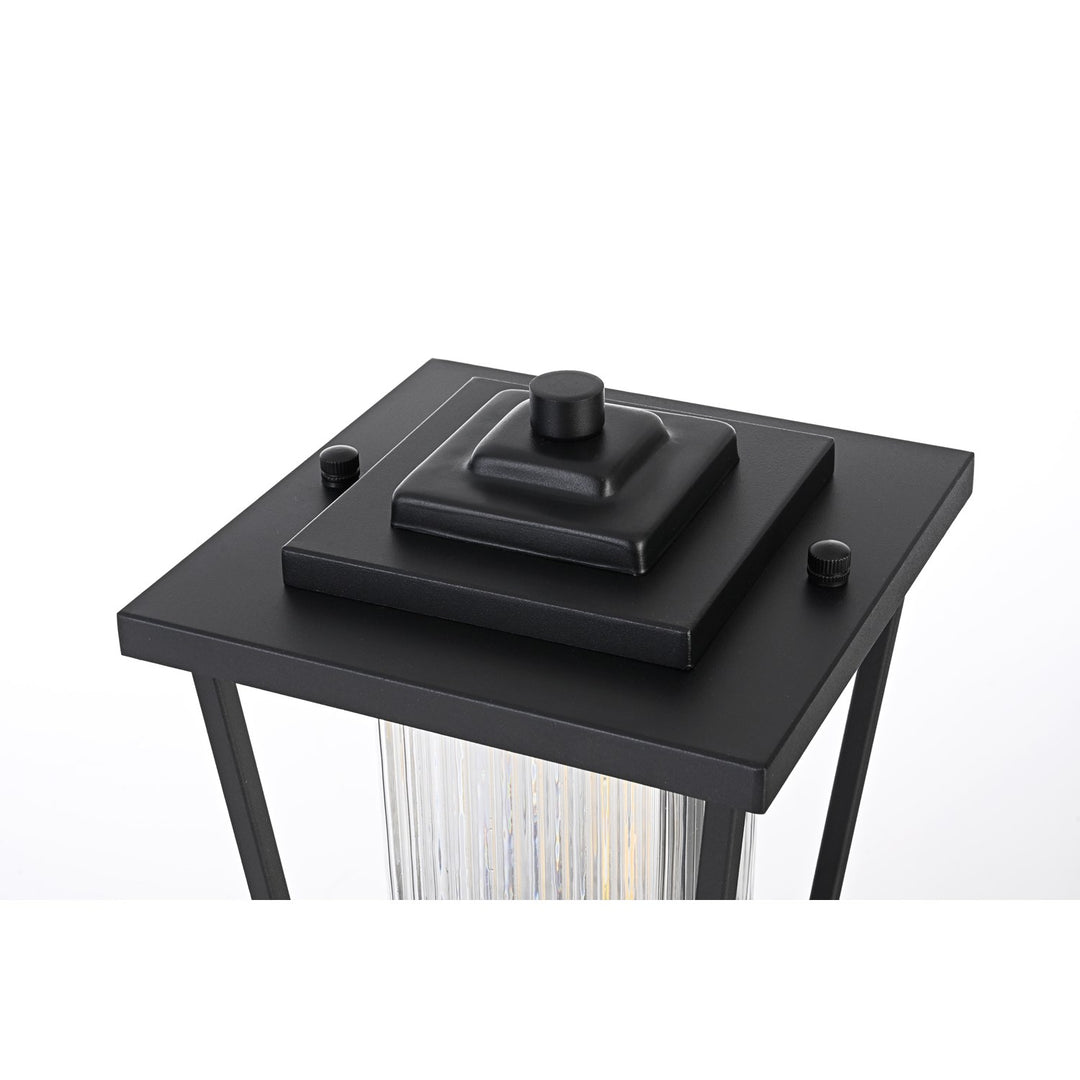 6.5 Inch Outdoor Post Light In Black