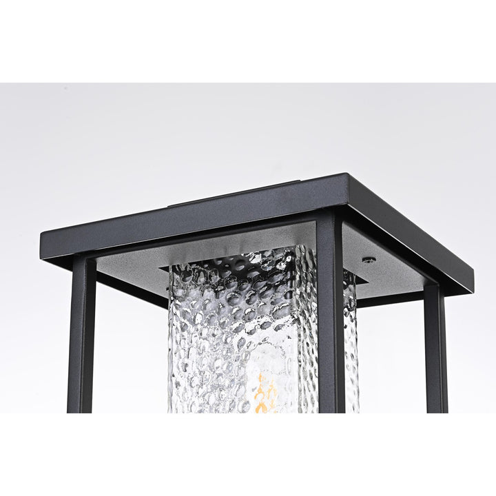 7 Inch Outdoor Post Light In Black