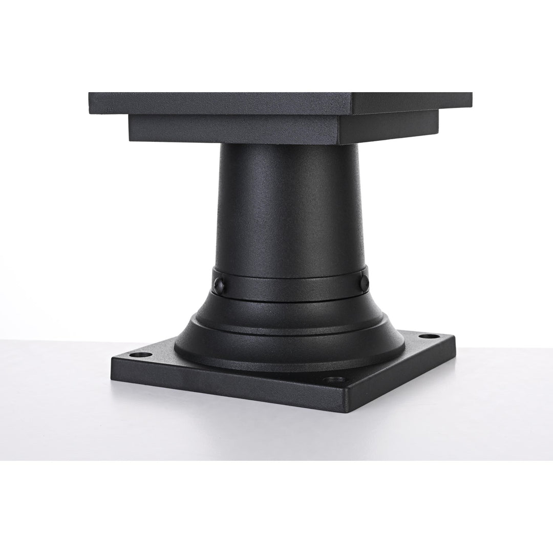 6 Inch Outdoor Post Light In Black