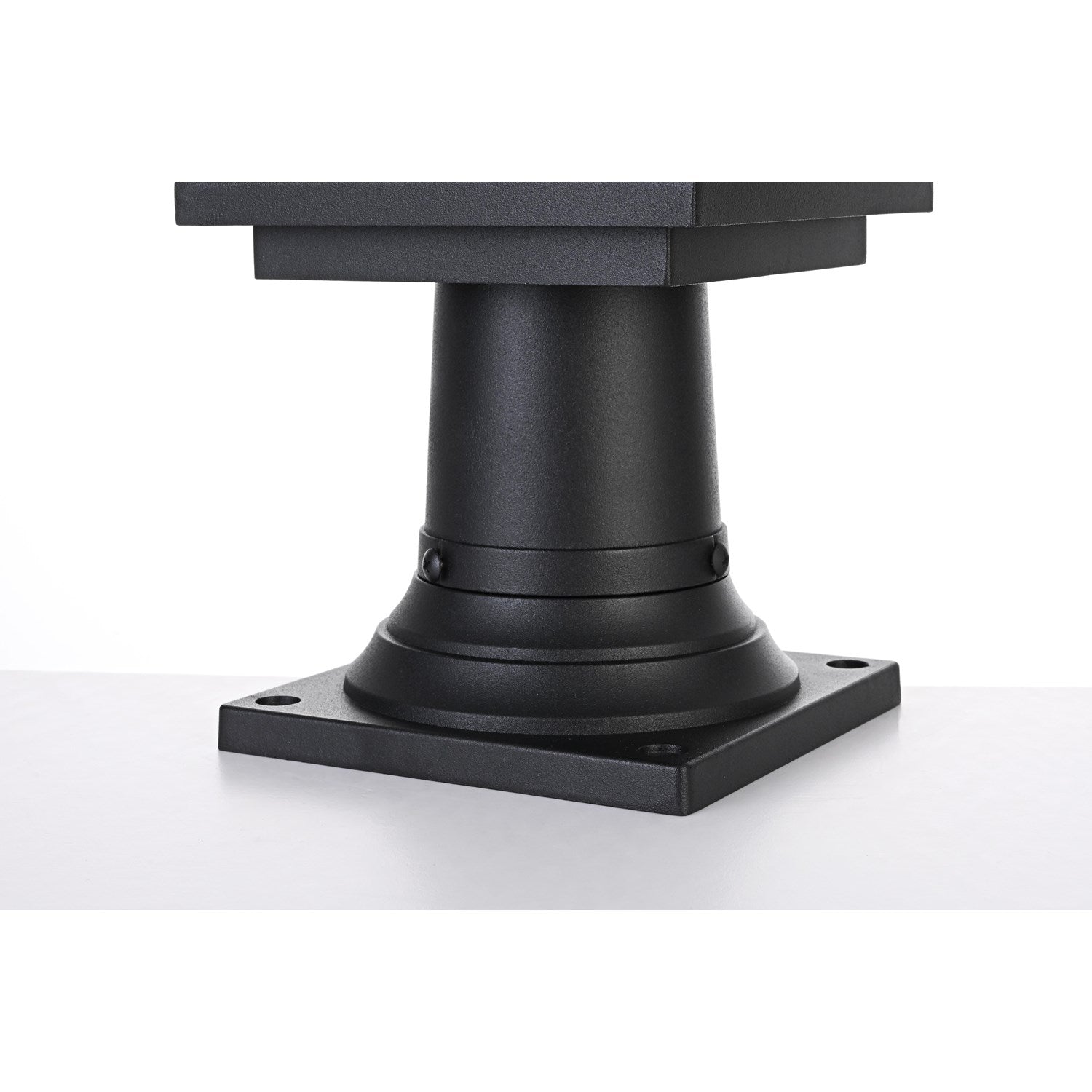 6 Inch Outdoor Post Light In Black