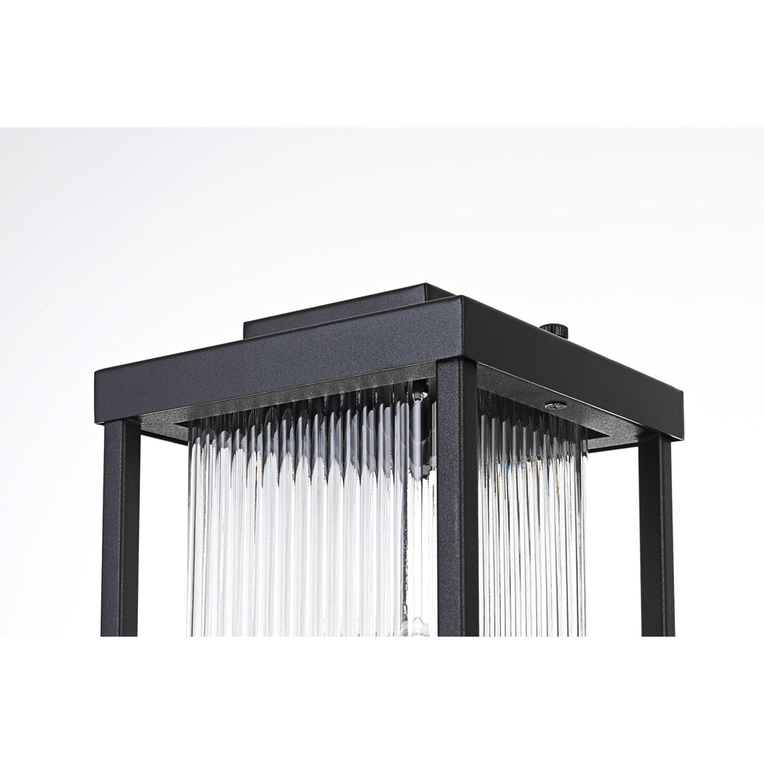 6 Inch Outdoor Post Light In Black