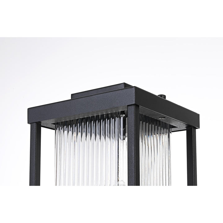 6 Inch Outdoor Post Light In Black