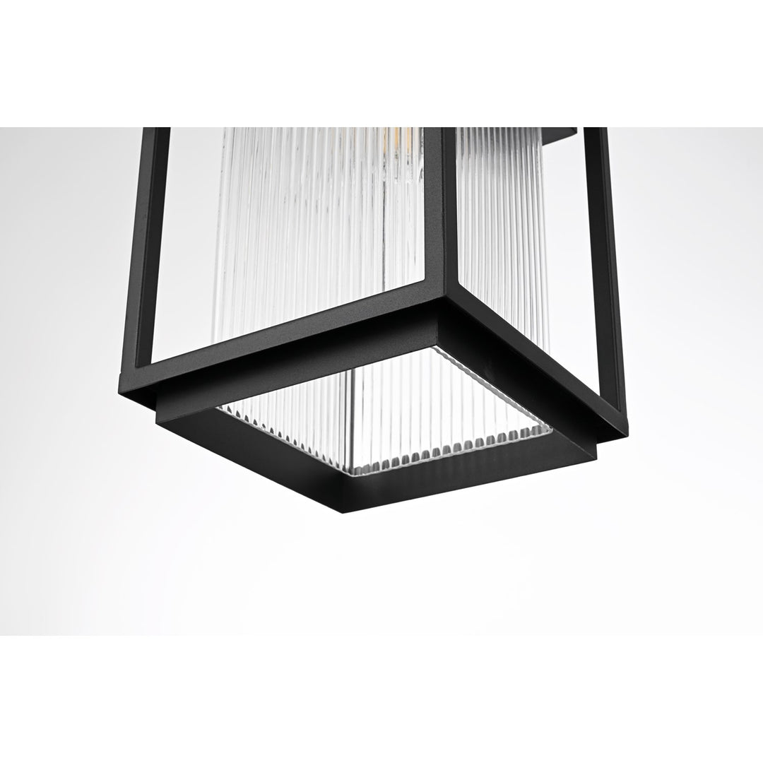 8 Inch Outdoor Wall Sconce In Black