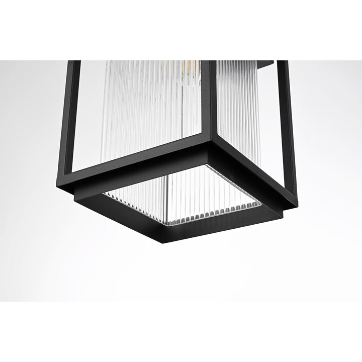 8 Inch Outdoor Wall Sconce In Black