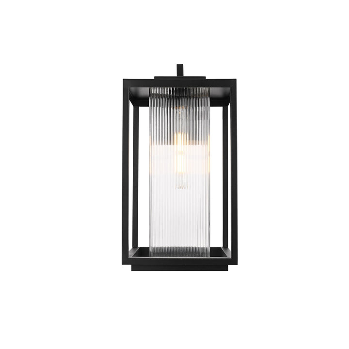 10 Inch Outdoor Wall Sconce In Black by Elegant Lighting