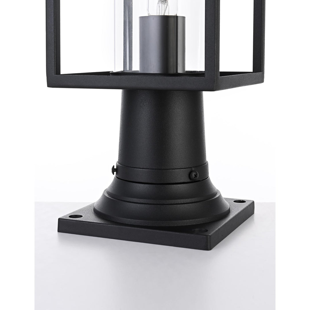 6 Inch Outdoor Post Light In Black