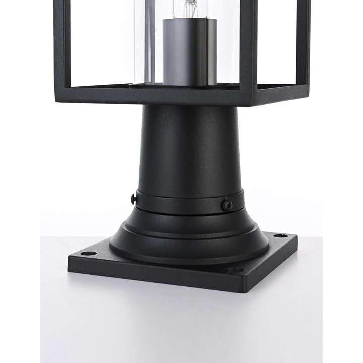 6 Inch Outdoor Post Light In Black