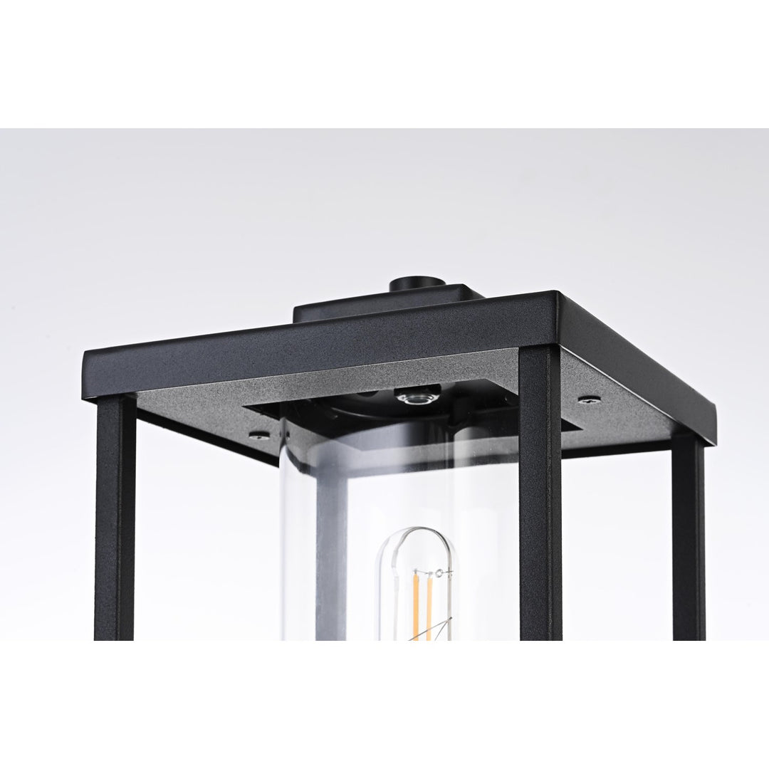 6 Inch Outdoor Post Light In Black