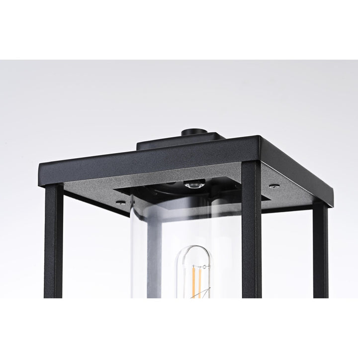 6 Inch Outdoor Post Light In Black