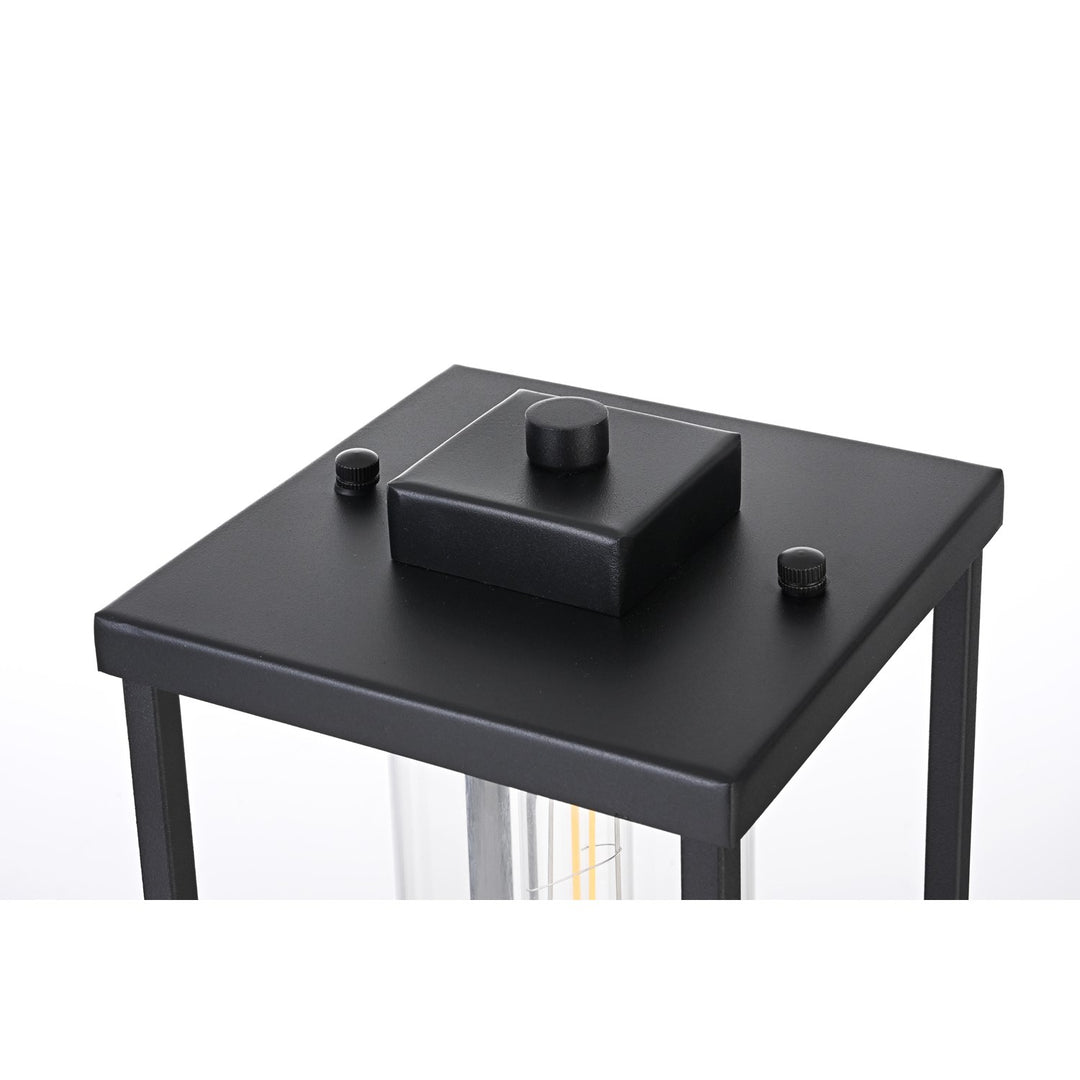 6 Inch Outdoor Post Light In Black