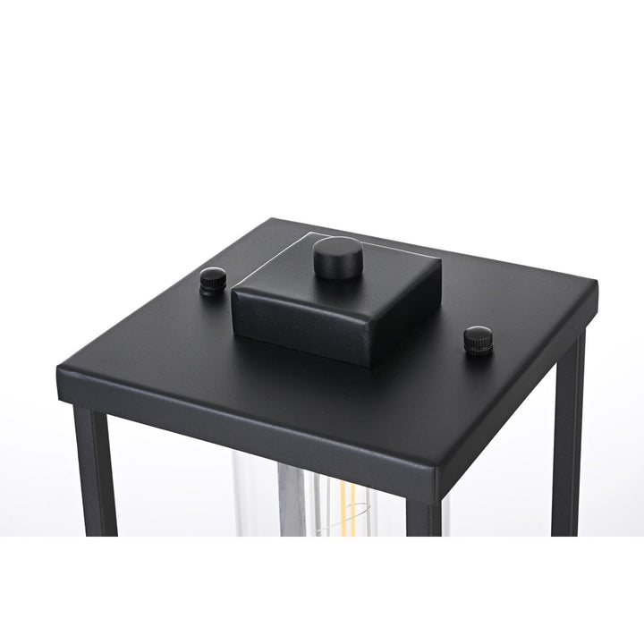 6 Inch Outdoor Post Light In Black